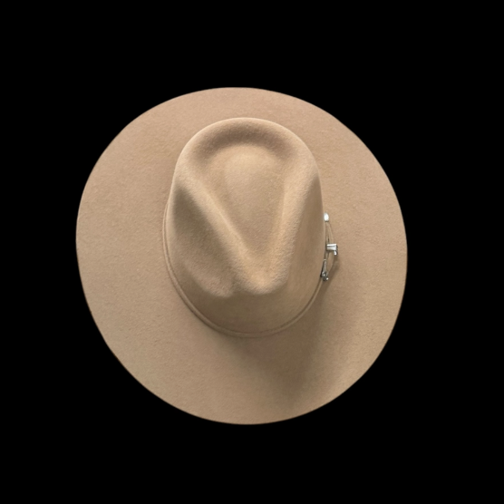 Flat Brim Fedora - Sand