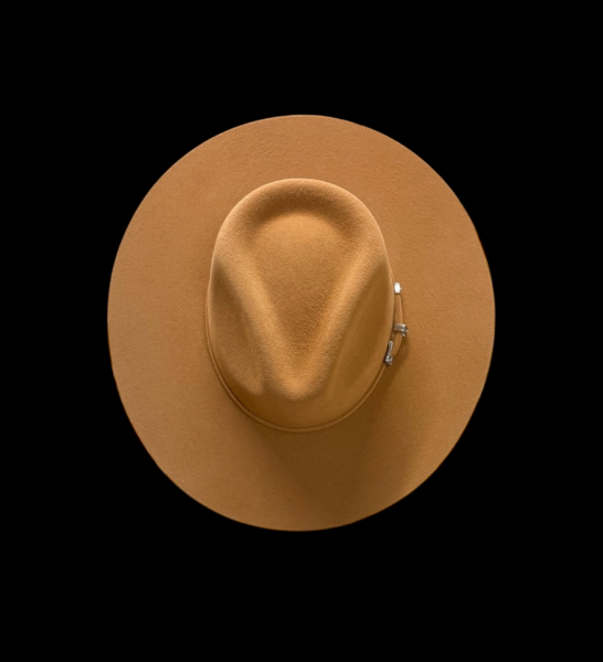 Flat Brim Fedora - Copper