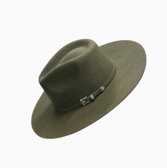 Flat Brim Wool Fedoras