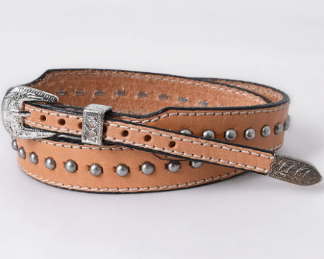 Studded Leather Hatband