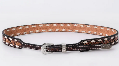 Cream Diamond Inlays Hatband