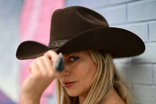 Chocolate Bourbon - Hat + Hatband Set