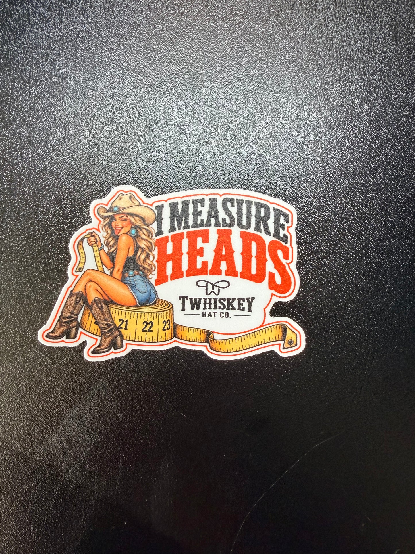 Sticker “I Measure Heads”