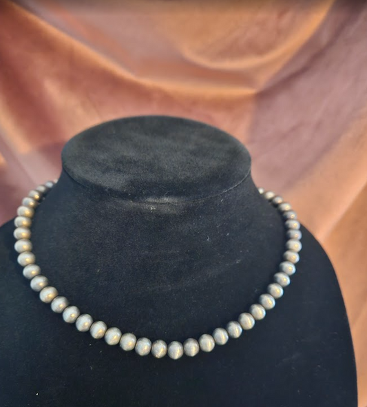Single Chrome Necklace - Large