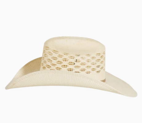 American Hat Makers - Vented Crown Bangora Straw Cowboy Hat - Style Cal